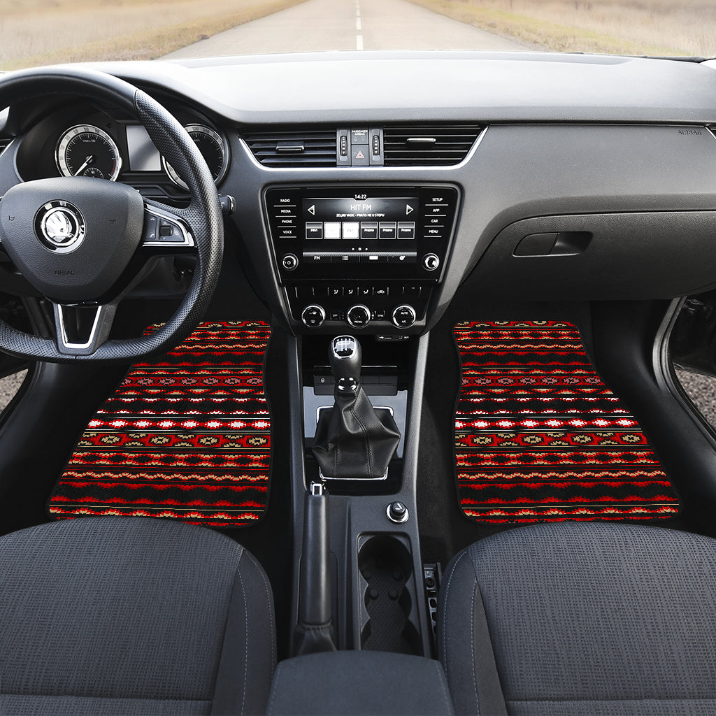 Southwestern Themed Car Floor Mats Front Back
