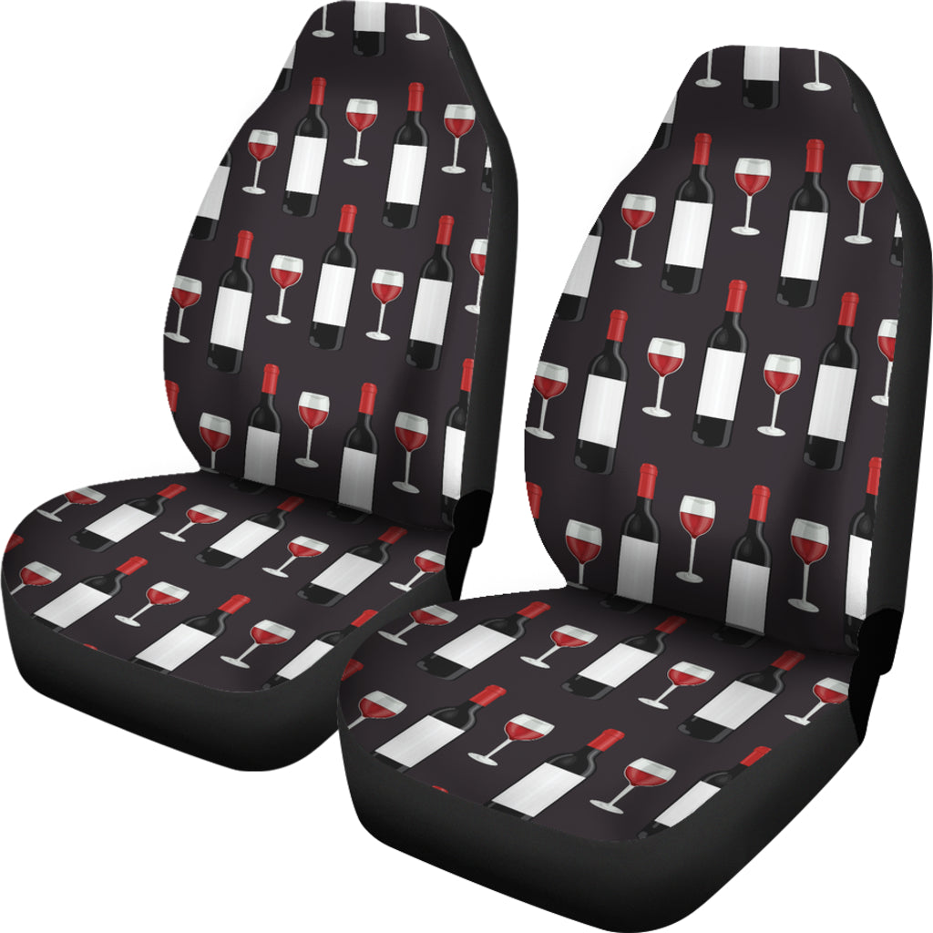 Wine Print Design LKS309 Car Seat Covers