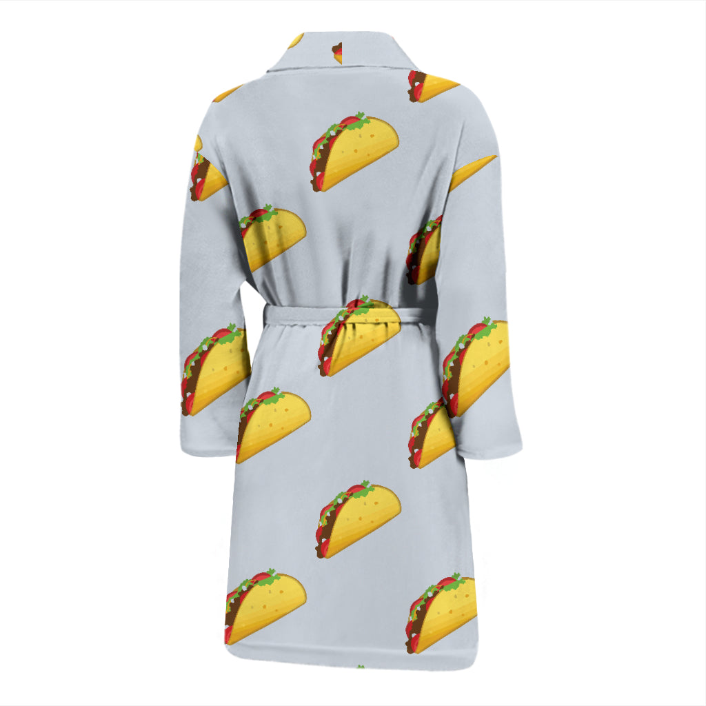 Taco Print Design LKS304 Men Bathrobe