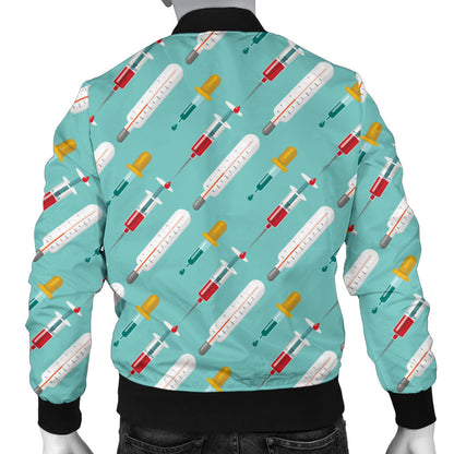 Phlebotomist Medical Print Men Bomber Jacket