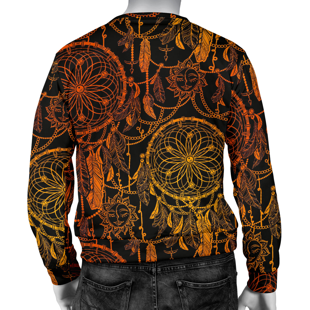 Dream catcher Sun and Moon Men Long Sleeve Sweatshirt