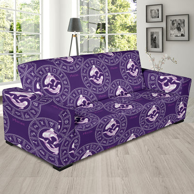 Pisces Pattern Print Design A02 Sofa Slipcover