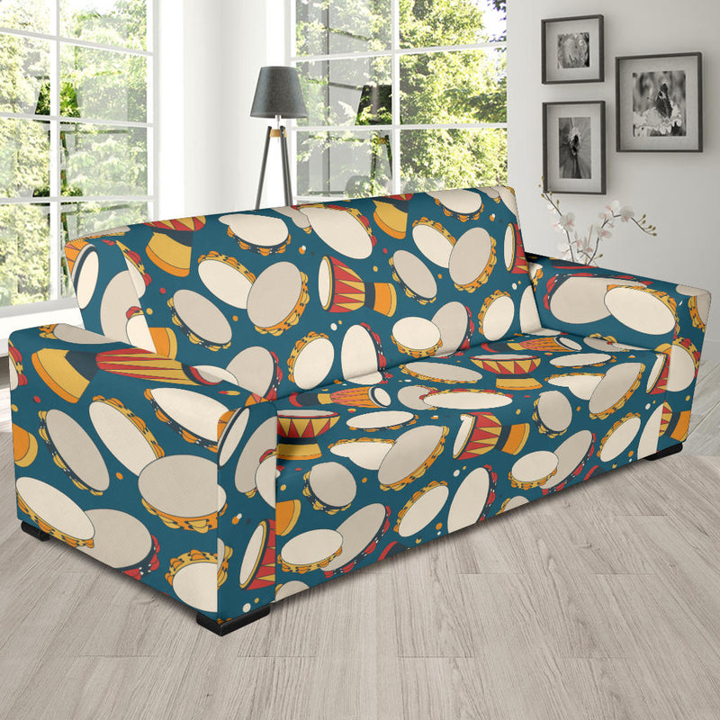 Tambourine Pattern Print Design 01 Sofa Slipcover