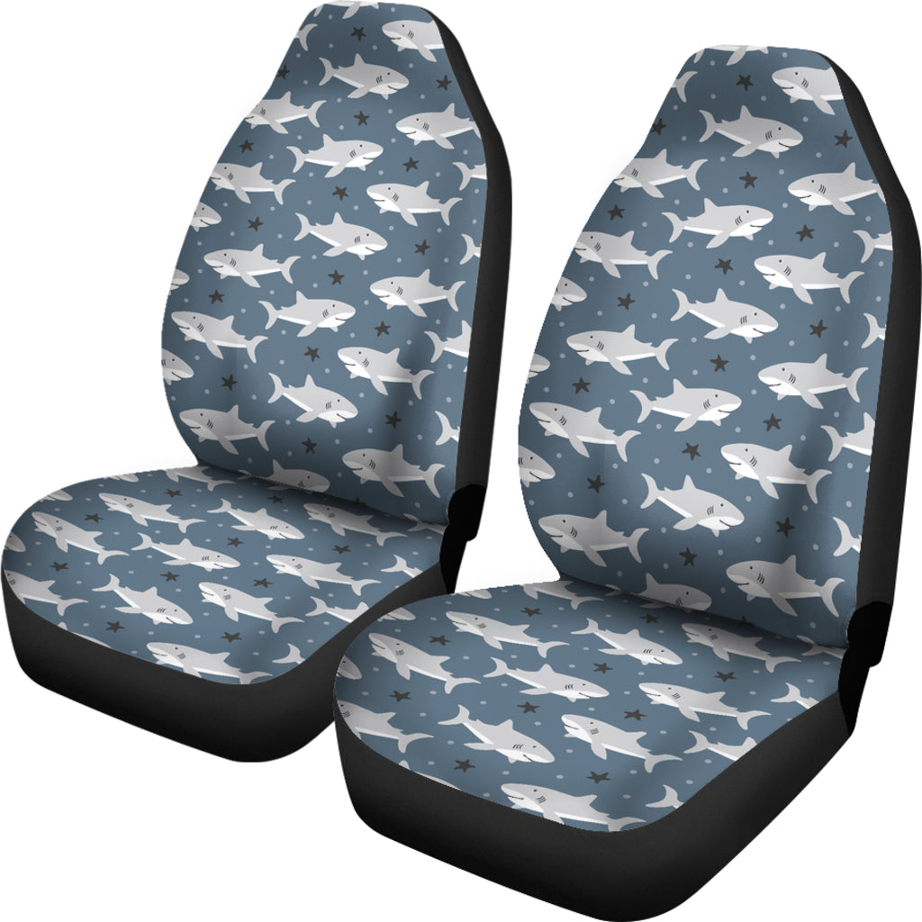Shark Print Design LKS305 Car Seat Covers