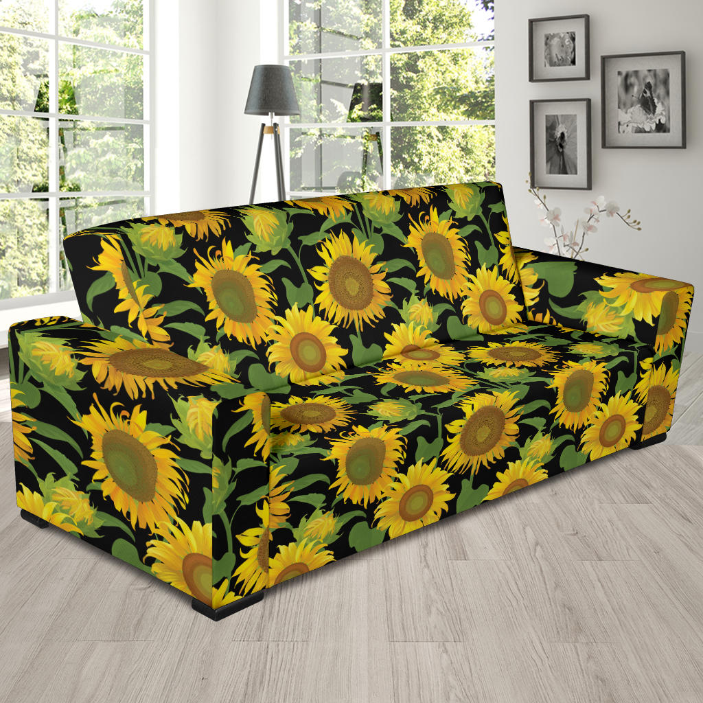 Sunflower Print Design LKS302 Sofa Slipcover