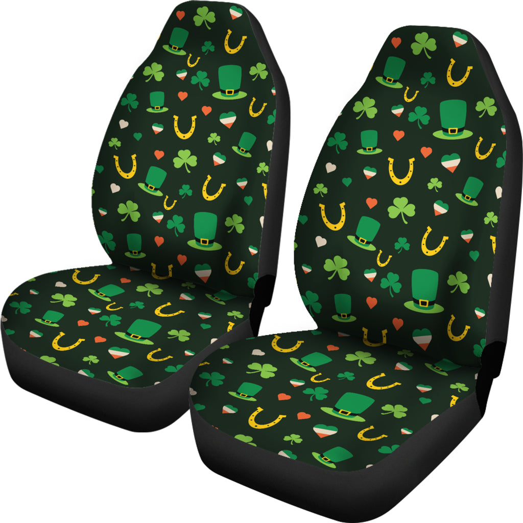 Shamrock Print Design LKS308 Car Seat Covers