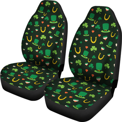 Shamrock Print Design LKS308 Car Seat Covers