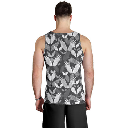 Angel Wings Pattern Design Themed Print Men Tank Top