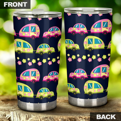 Camper Cute Camping Design No 3 Print Tumbler