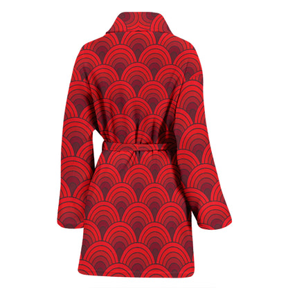 Scales Print Design LKS403 Women Bathrobe