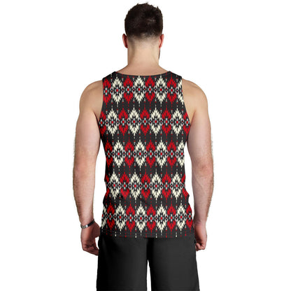 Southwestern Pattern Men Tank Top