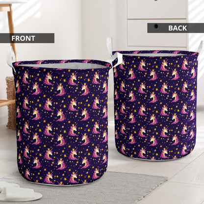 Unicorn Princess Star Sparkle Laundry Basket