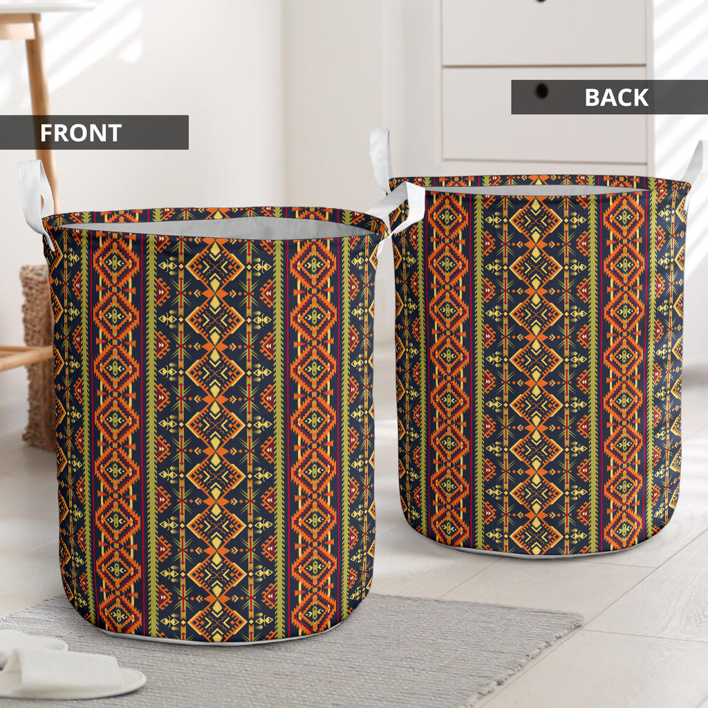 Kente Classic Design African Print Laundry Basket
