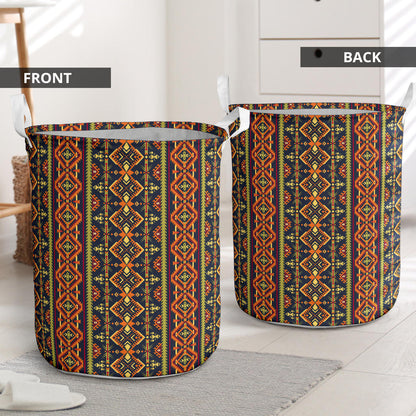 Kente Classic Design African Print Laundry Basket