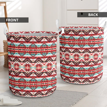 Aztec Western Style Print Pattern Laundry Basket