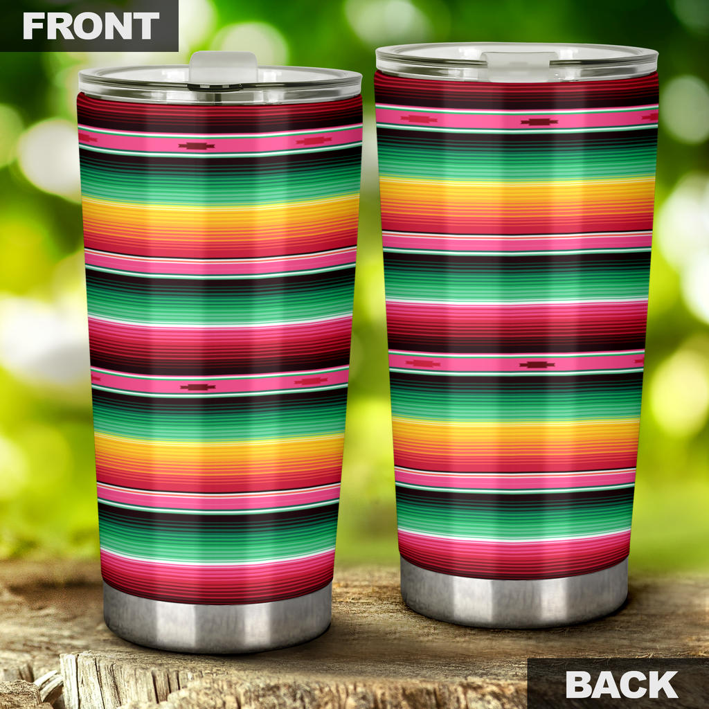 Mexican Blanket Classic Print Pattern Tumbler