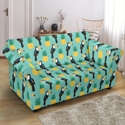 Toucan Print Design LKS301 Loveseat Couch Slipcover