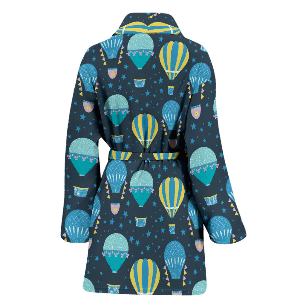 Ballon Pattern Print Design 06 Women Bathrobe