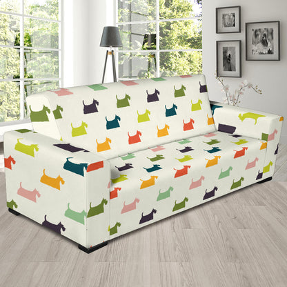 Scottish Terriers Print Design LKS305 Sofa Slipcover