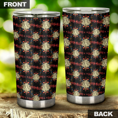 Zodiac Leo Pattern Design Print Tumbler