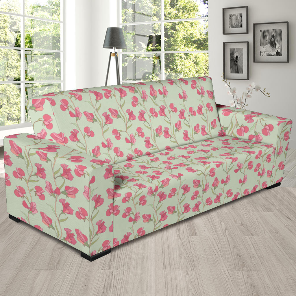 Sweet Pea Print Design LKS301 Sofa Slipcover