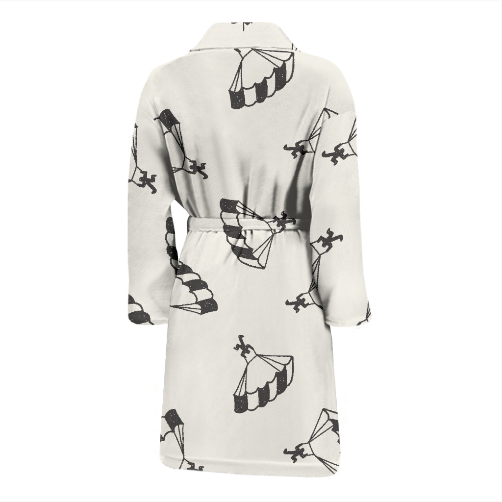 Skydiver Print Design LKS301 Men Bathrobe