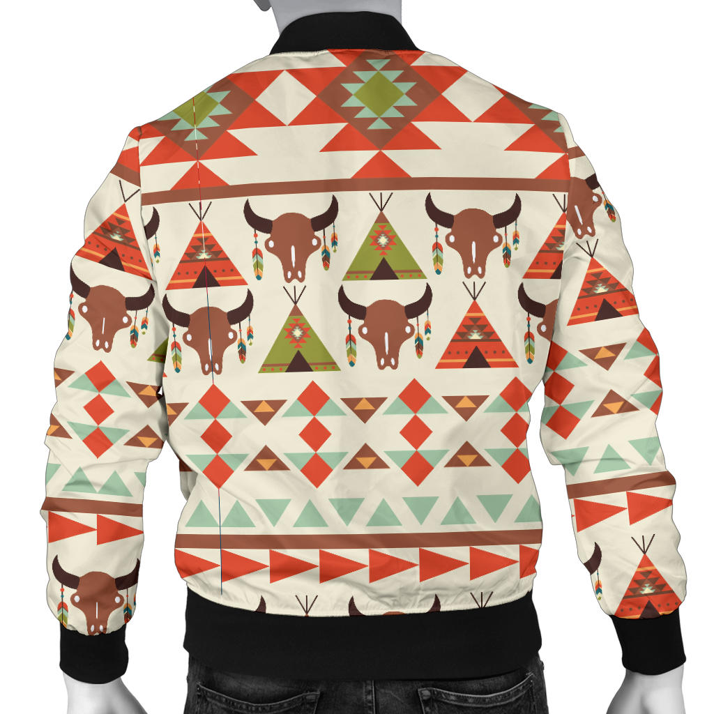 American indian Ethnic Pattern Men Bomber Jacket