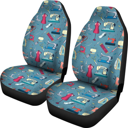Sewing Equipment Print Design LKS301 Car Seat Covers
