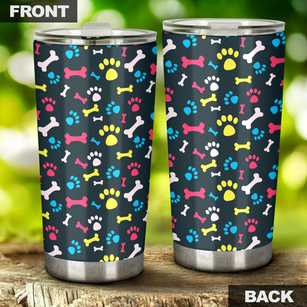 Paw Design Print Tumbler