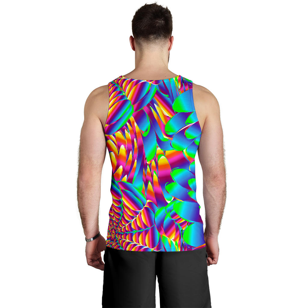 Psychedelic Trippy Pattern Men Tank Top