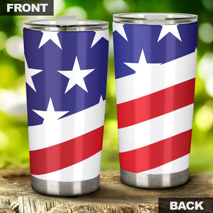 American flag Print Tumbler