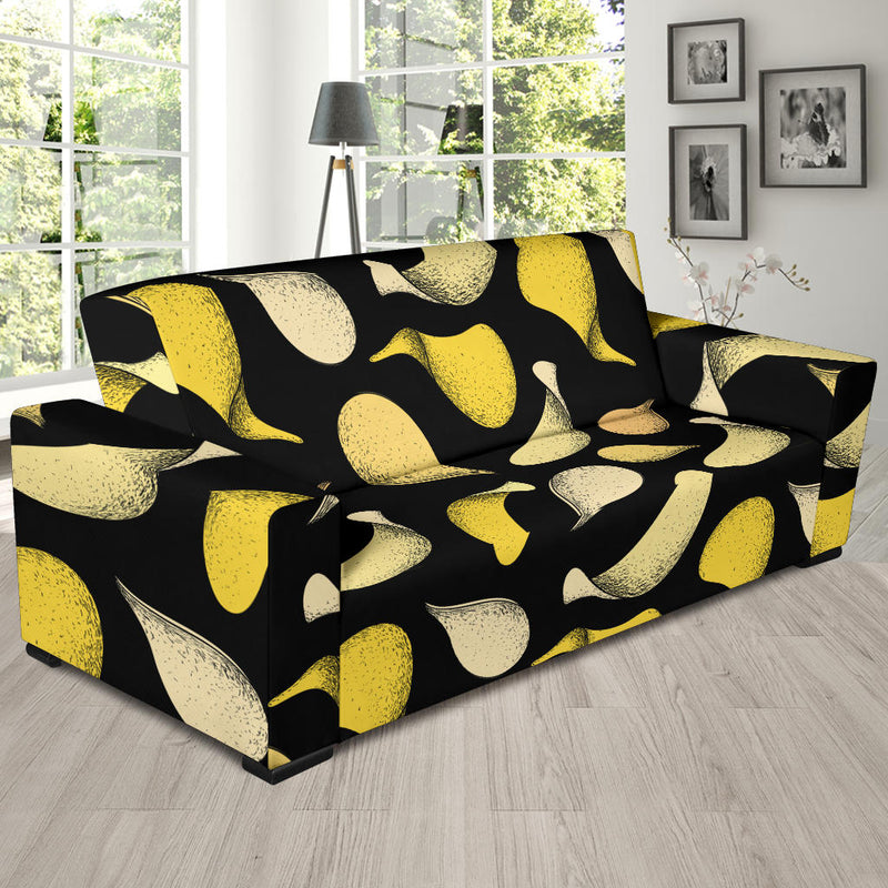 Potato Pattern Print Design A02 Sofa Slipcover