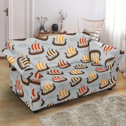 Vikings Print Design LKS308 Loveseat Couch Slipcover