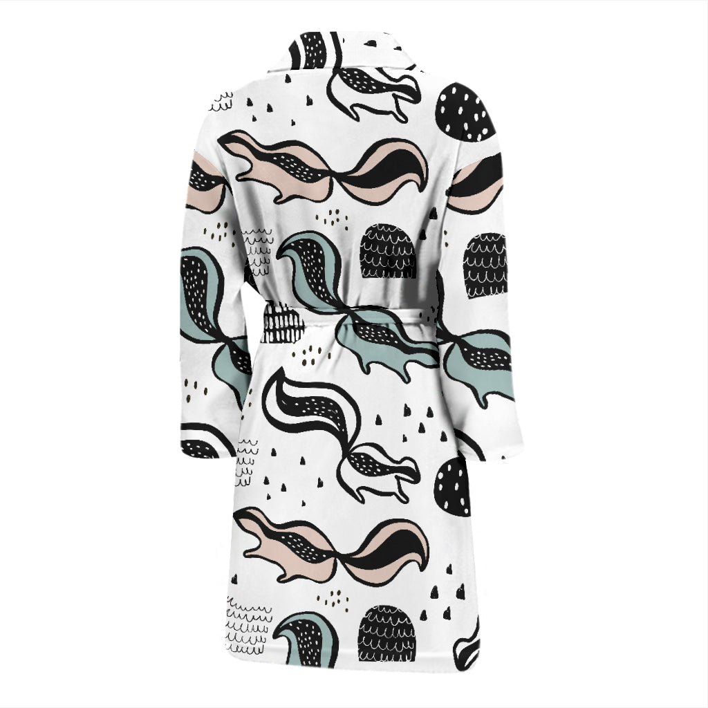 Skunk Print Design LKS303 Men Bathrobe