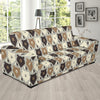 Bear Pattern Print Design 04 Sofa Slipcover