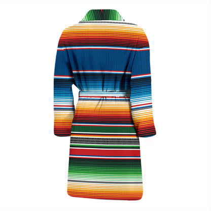 Serape Print Design LKS303 Men Bathrobe