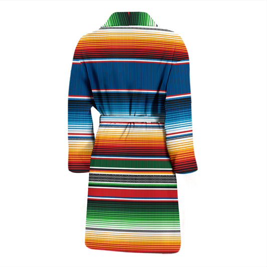 Serape Print Design LKS303 Men Bathrobe