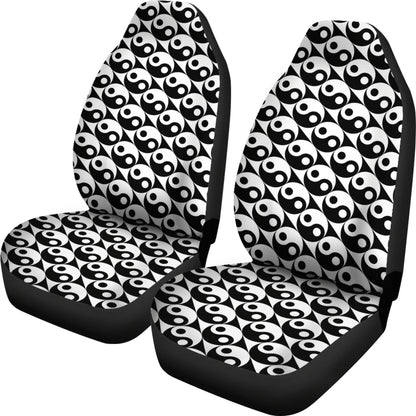 Yin Yang Print Design LKS304 Car Seat Covers