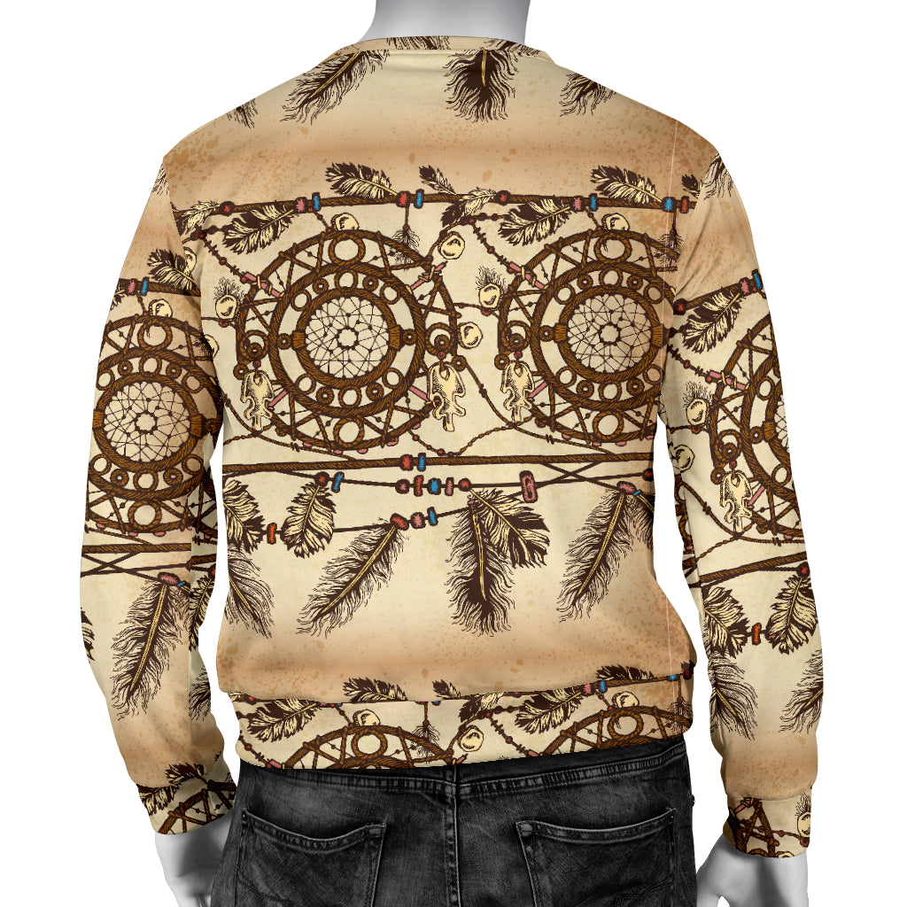 Dream catcher vintage native Men Long Sleeve Sweatshirt