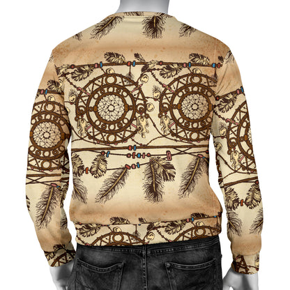 Dream catcher vintage native Men Long Sleeve Sweatshirt