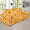 Pancake Pattern Print Design A04 Sofa Slipcover