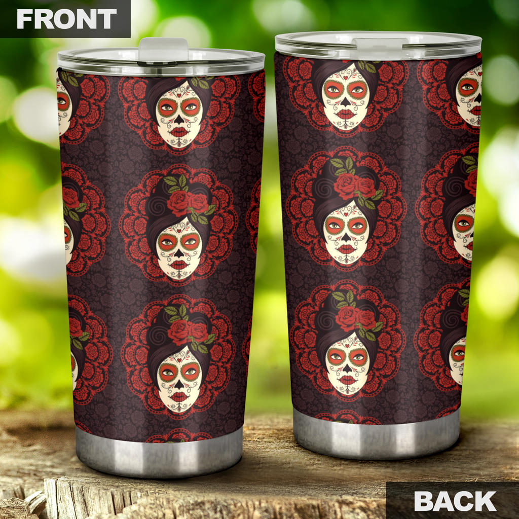 Day of the Dead Mexican Girl Tumbler