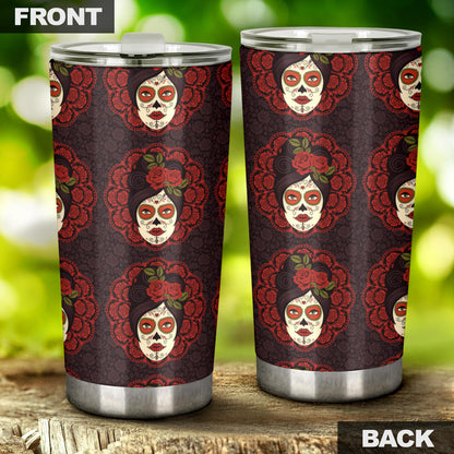 Day of the Dead Mexican Girl Tumbler