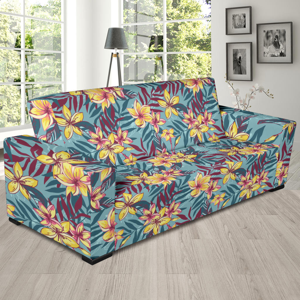 Summer Floral Print Design LKS304 Sofa Slipcover