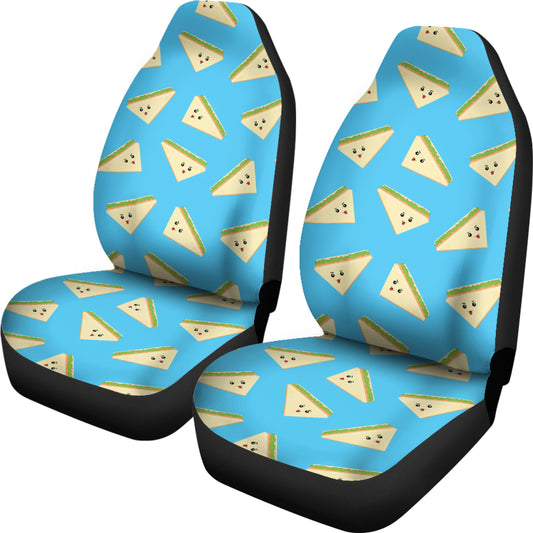 Sandwich Emoji Print Design LKS305 Car Seat Covers