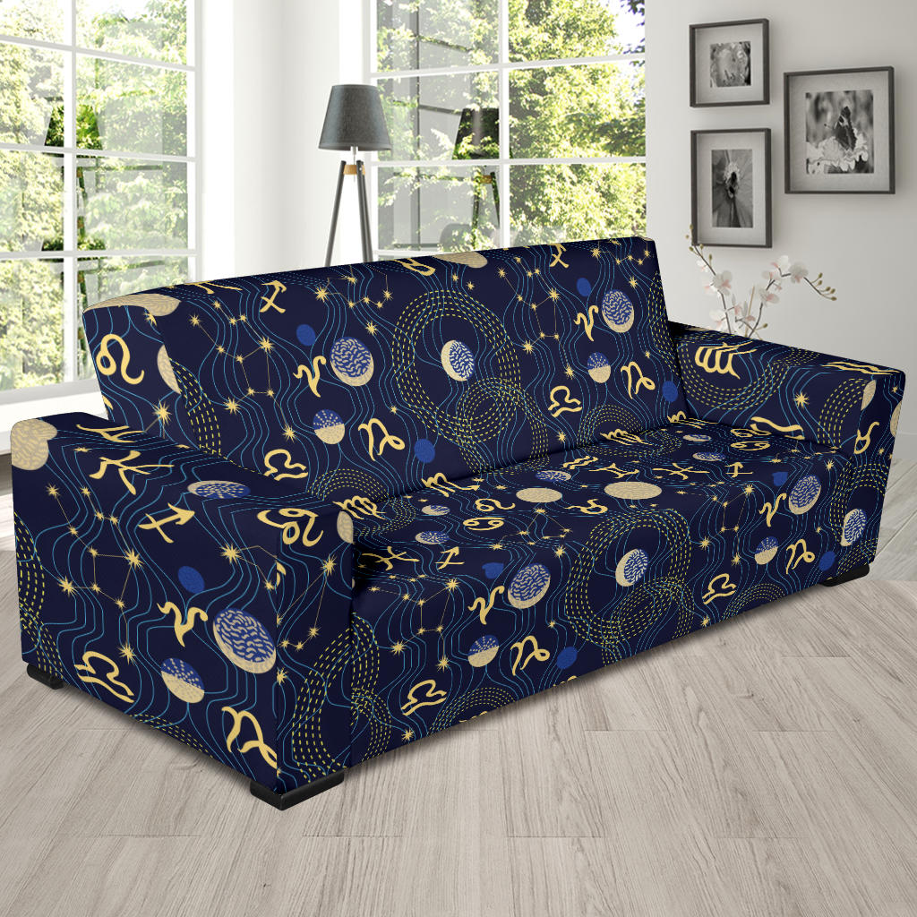 Zodiac Print Design LKS302 Sofa Slipcover