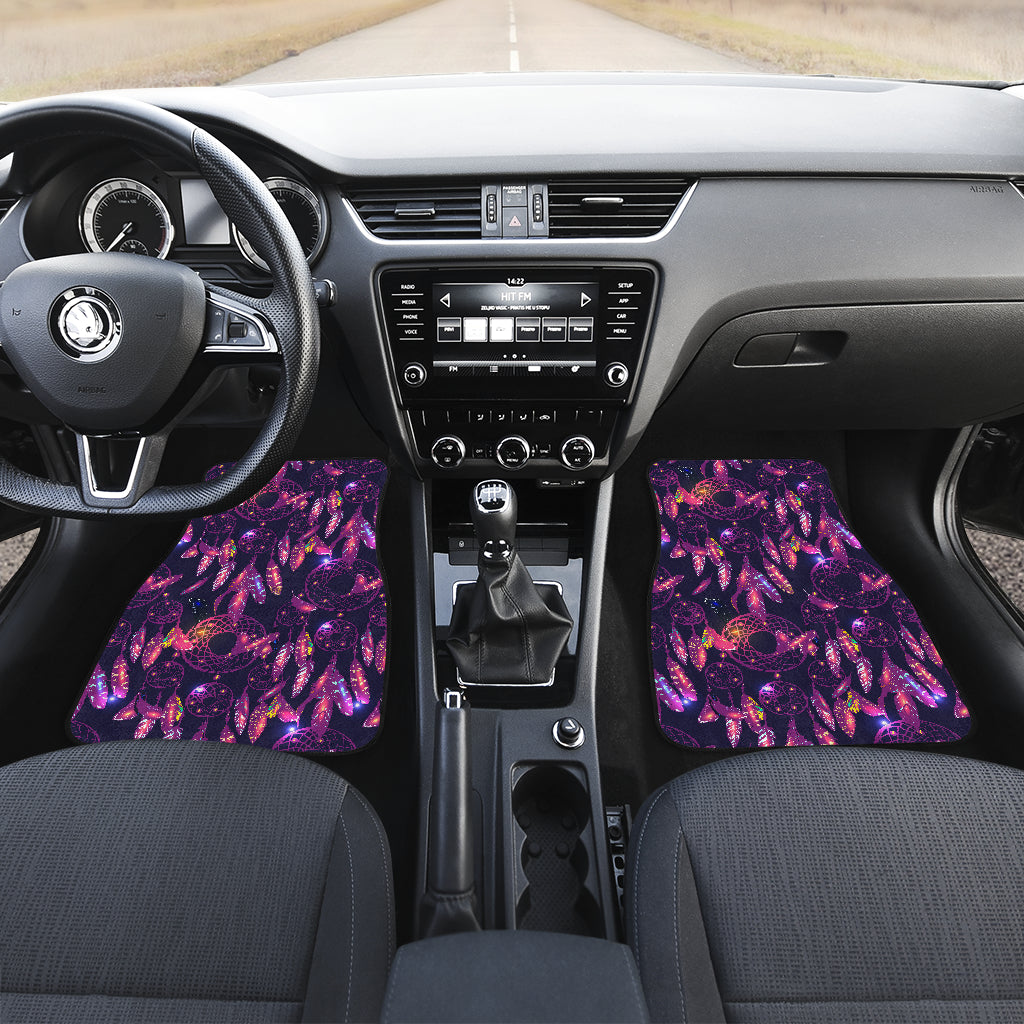 Dream catcher neon Car Floor Mats Front Back