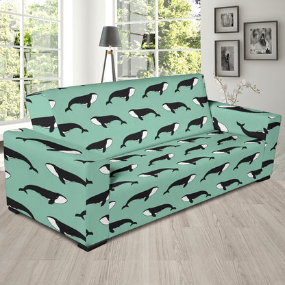 Whale Print Design LKS307 Sofa Slipcover