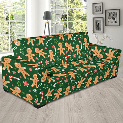 Gingerbread Pattern Print Design 04 Sofa Slipcover