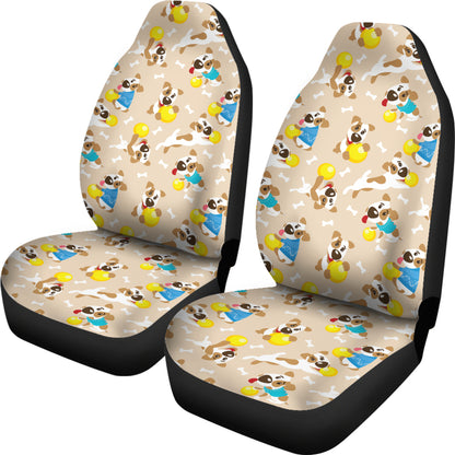 Russell Terriers Cute Print Design LKS304 Car Seat Covers
